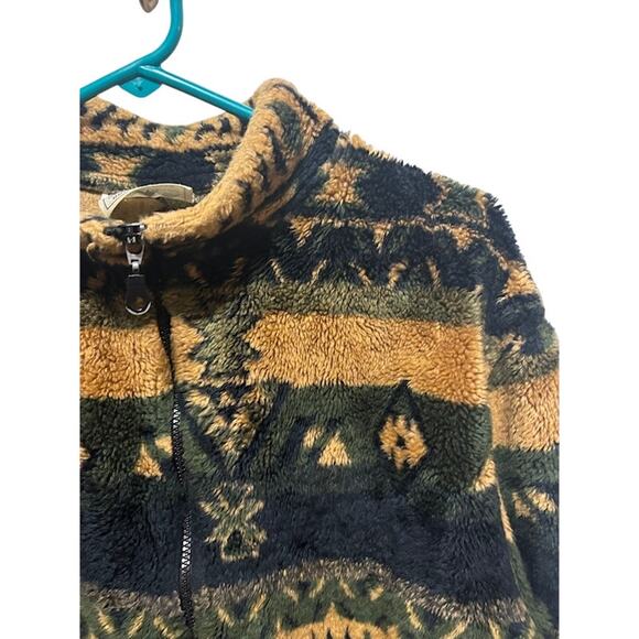 Black Mountain Outdoor Gear Fleece Jacket Aztec / Southwest Graphic Women's XL - Picture 2 of 8